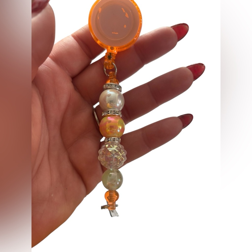 AB INKS HANDMADE EXPRESSIONS Handcrafted Keychain ID/Badge Holder